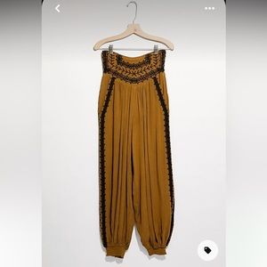 Free People Willow Balloon Pants in Olive